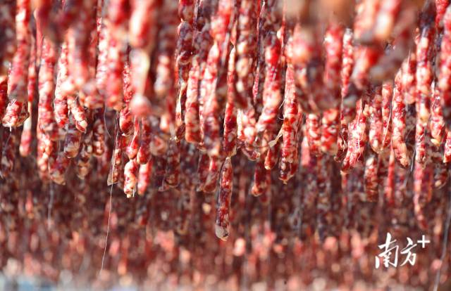 國(guó)家地理標(biāo)志保護(hù)產(chǎn)品東陂臘味。黃津 攝